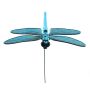 Decorative dragonfly ZIQUAN, blue, 6"/15cm