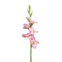 Artificial Gladiolus KIVANA, pink-white, 90cm
