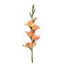 Artificial Gladiolus KIVANA, peach, 90cm