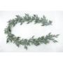 Decorative garland spruce NAGORI with cones, frosted, 6ft/190cm, Ø5.9"/15cm