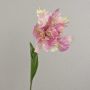 Artificial flower Parrot tulip ALISCHA, light pink, 28"/70cm