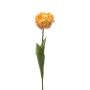 Artificial parrot tulip LIOMARA, yellow-peach, 26"/65cm