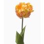 Artificial parrot tulip LIOMARA, yellow-peach, 26"/65cm