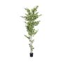Artificial Silver birch tree WAYNE, artificial stems, green, 6ft/180cm