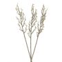 Artificial Firethorn spray FENNA, berries, glitter, gold-coloured, 33"/85cm