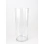 SANSA AIR cylindrical floor vase, glass, clear, 50cm, Ø20cm