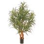 Artificial Dracaena reflexa 'Anita' SENFYN tree, natural trunks, green, 37"/95cm