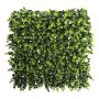 Artificial eucalyptus mat / hedge PADME, flame retardant, green, 20"x20"/50x50cm