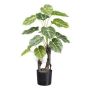 Decorative plant Anthurium TROHEL, artificial trunk, green-white, 28"/70cm