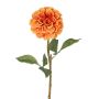 BREDANA artificial dahlia, orange, 60cm, Ø11cm