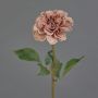 Artificial dahlia BREDANA, dusky pink, 60 cm, Ø11 cm