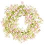 GERSAN decorative gypsophila wreath, pink-white, Ø30cm