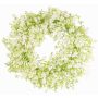Decorative gypsophila wreath GERSAN, white, Ø12"/30cm