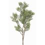 Artificial cypress decorative branch SILVARIO, grey-green, 30"/75cm