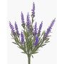 Artificial lavender flower LUSIE, on a stem, crossdoor, purple, 14"/35cm