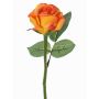 Artificial rose GABI, orange, 12"/30cm, Ø2.4"/6cm