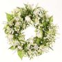 FEDORA summer decorative wreath, lavender, lathyrus, white, Ø30cm