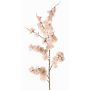 Decorative Japanese ornamental cherry branch ZORYA with blossoms, pink-cream, 125cm