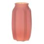Small glass table vase AMORY, antique pink matt, 9"/22cm, Ø4.7"/12cm