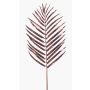 Decorative palm frond Areca JAZKI, metallic burgundy red, 33"/85cm