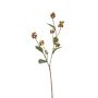 Artificial snowberry branch ÜBBE with berries, brown, 28"/70cm