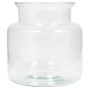 KARIN OCEAN glass candle holder, clear, 19cm, Ø19cm