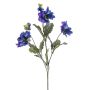 Artificial branch pansy SKAILA, blue-purple, 22"/55cm