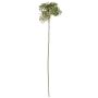 Artificial snowball VARINKA with buds, dry look, green, 22"/55cm