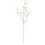 Plastic snowberry branch WAKILIA with fruits, metallic rose gold, 3ft/100cm