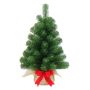 Fake Xmas tree WARSAW, jute bag in natural, 24"/60cm, Ø 16"/40cm