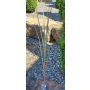 Artificial pampas grass SINDRINA on spike, green-fuchsia, 4ft/115cm