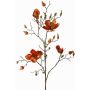 Velvet magnolia branch JACKA, orange, 3ft/105cm