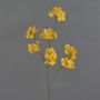 Artificial hydrangea branch OLYMPUS, ochre yellow, 31"/80cm, Ø3.5"/9cm
