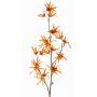 Artificial witch hazel branch ORAFA with flowers, orange, 31"/80cm, Ø1.6"-3.1"/4-8cm