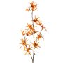 Artificial witch hazel branch ORAFA with flowers, orange, 80cm, Ø4–8cm