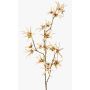 Artificial witch hazel branch ORAFA with flowers, beige, 31"/80cm, Ø1.6"-3.1"/4-8cm
