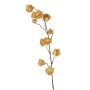 Artificial physalis branch AINOS, fruits, glitter, beige, 80cm