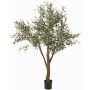 Plastic olive tree BITAC, artificial trunk, 7ft/200cm