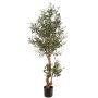 Artificial olive tree LAILANA, fruit, artificial trunk, 5ft/150cm
