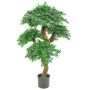 Artificial bonsai stone yew HALENA, artificial trunk, 105cm