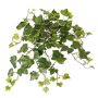 ARJANA artificial ivy hanging decoration, on a stick, crossdoor, green and white, 50cm