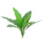 Artificial club lily WORB, crossdoor, with support stick, green, 28"/70cm