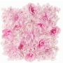 Peony, dahlia, hydrangea decorative mat EVOLET, pink, 16"x16"/40x40cm