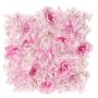 Peony, dahlia, hydrangea decorative mat EVOLET, pink, 40x40cm