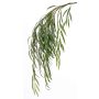 Artificial weeping willow branch CASSIUS, flame-retardant, green, 4ft/120cm