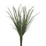 Artificial reed grass KRIENS, crossdoor, flame-retardant, with support stick, green, 12"/30cm