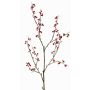 Artificial false berry branch SYLTAN with berries, red, 4ft/120cm