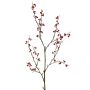 Artificial false berry branch SYLTAN with berries, red, 4ft/120cm