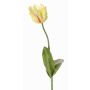 Artificial flower parrot tulip UAKARI, yellow-green-fuchsia, 26"/65cm, Ø2.4"/6cm