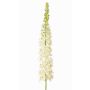 Large artificial flower: SELINA prairie candle, white, 4ft/130cm, Ø3.5"/9cm